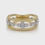 14K W&amp;Y.Gold Dia LR1