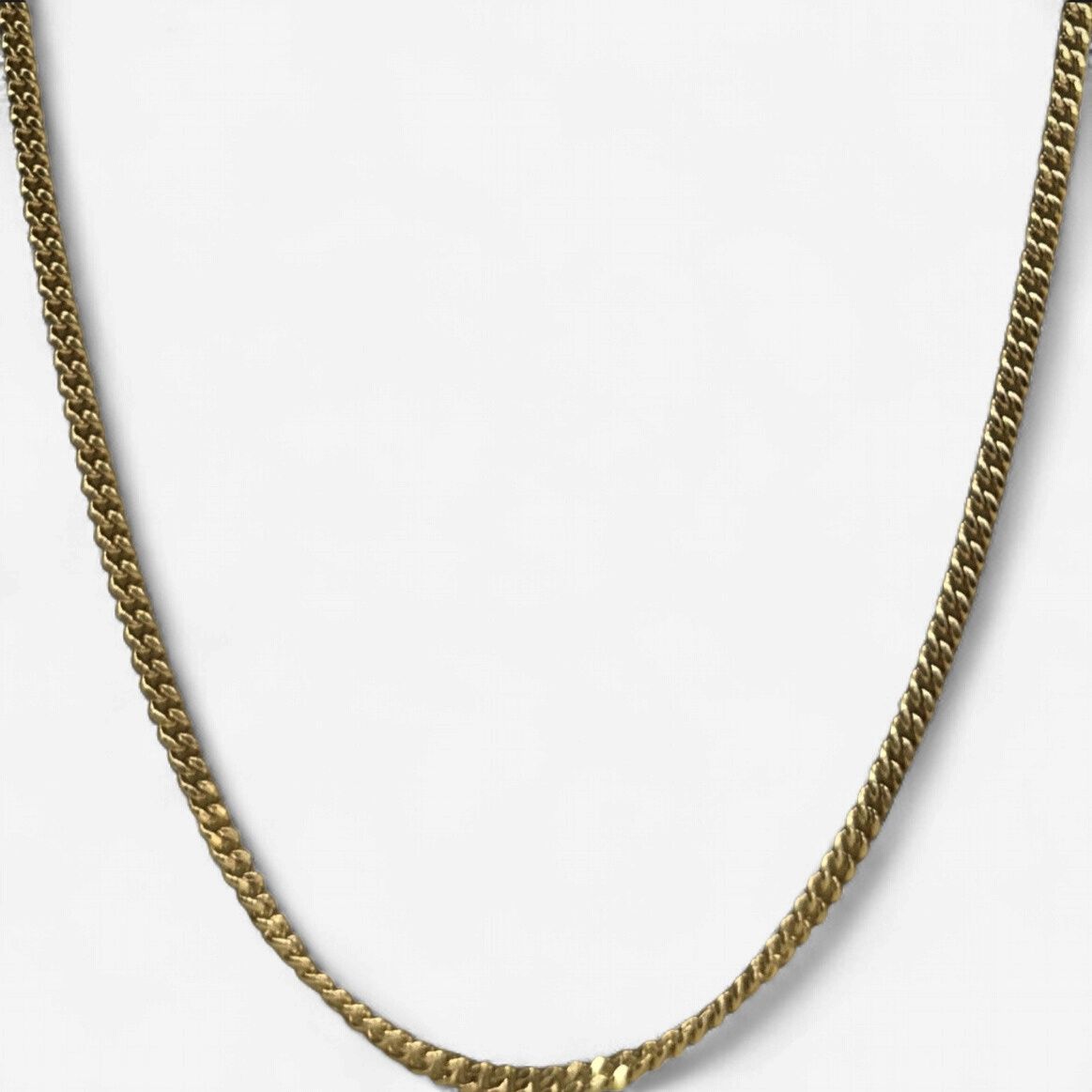 10k Gold Curb Chain (6.6g) (22in)