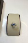 Diamond and Sapphire Eng ring