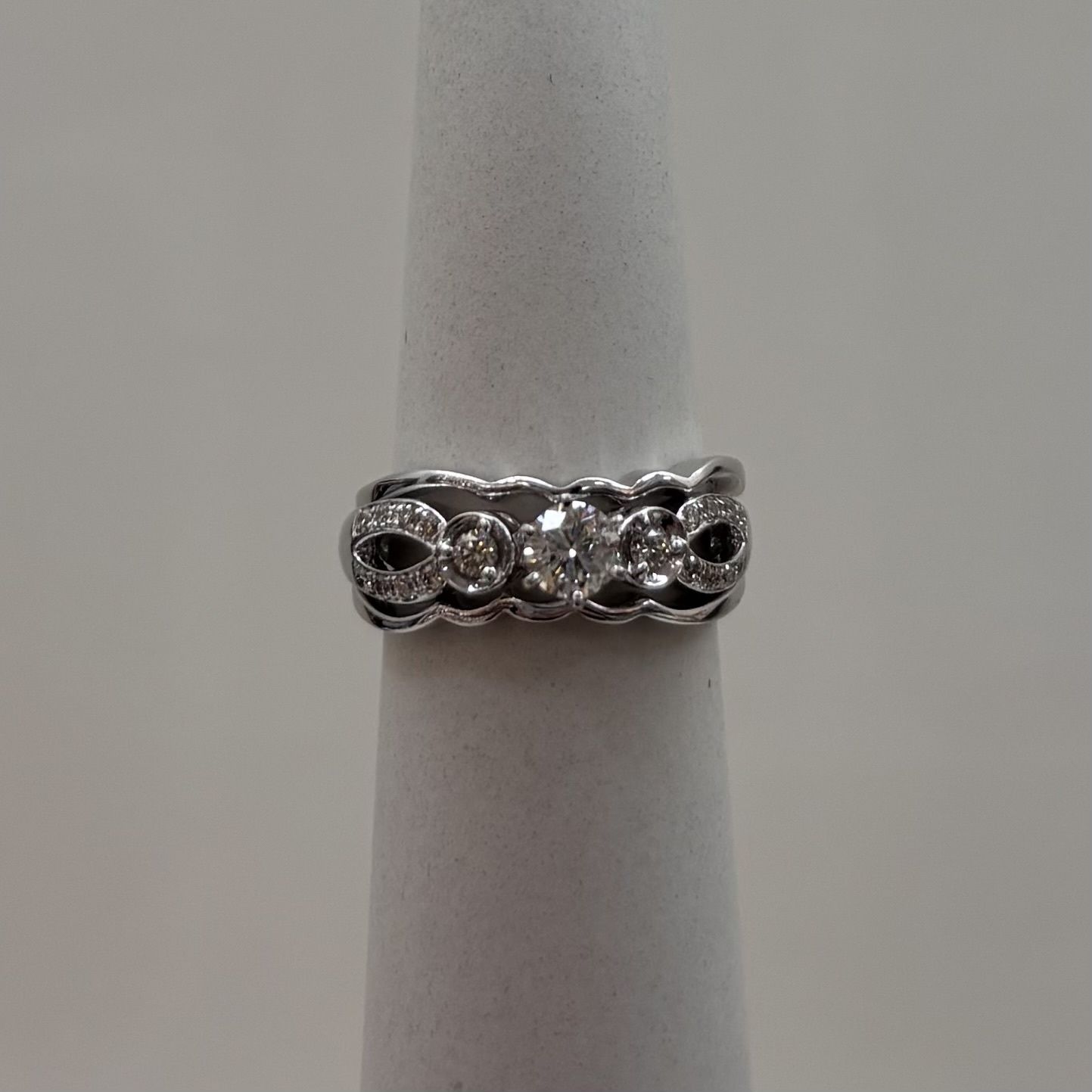 14KW "Antionette " 3-Piece Diamond Bridal Set