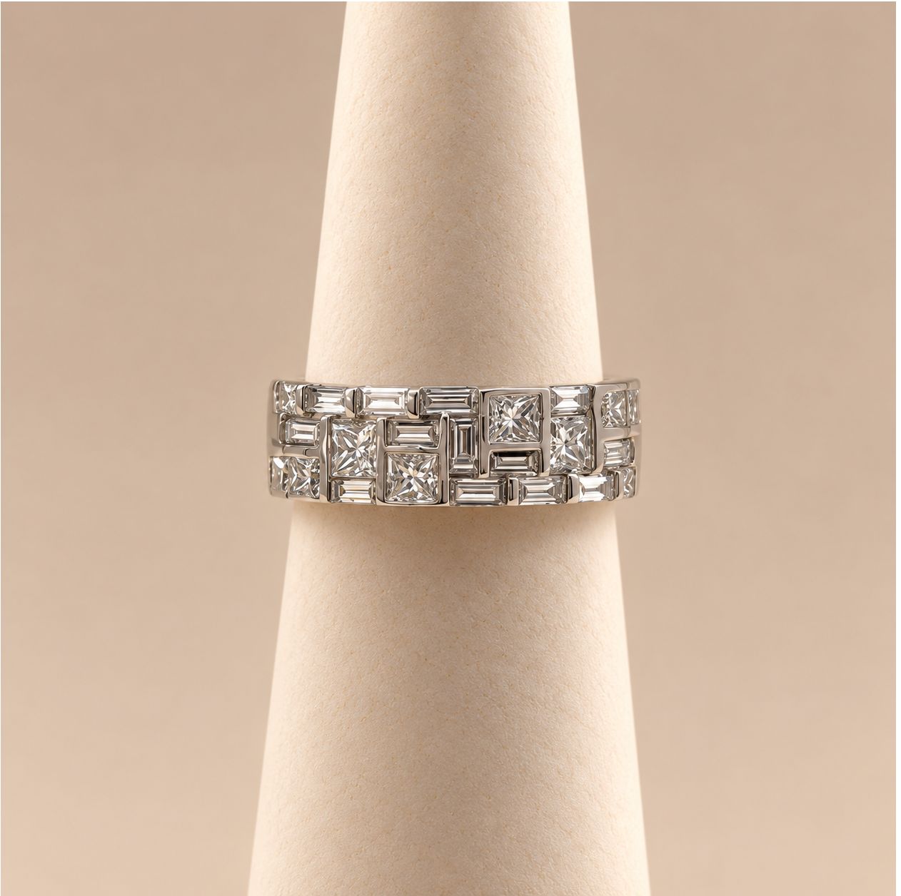 Multi-Cut Diamond Band