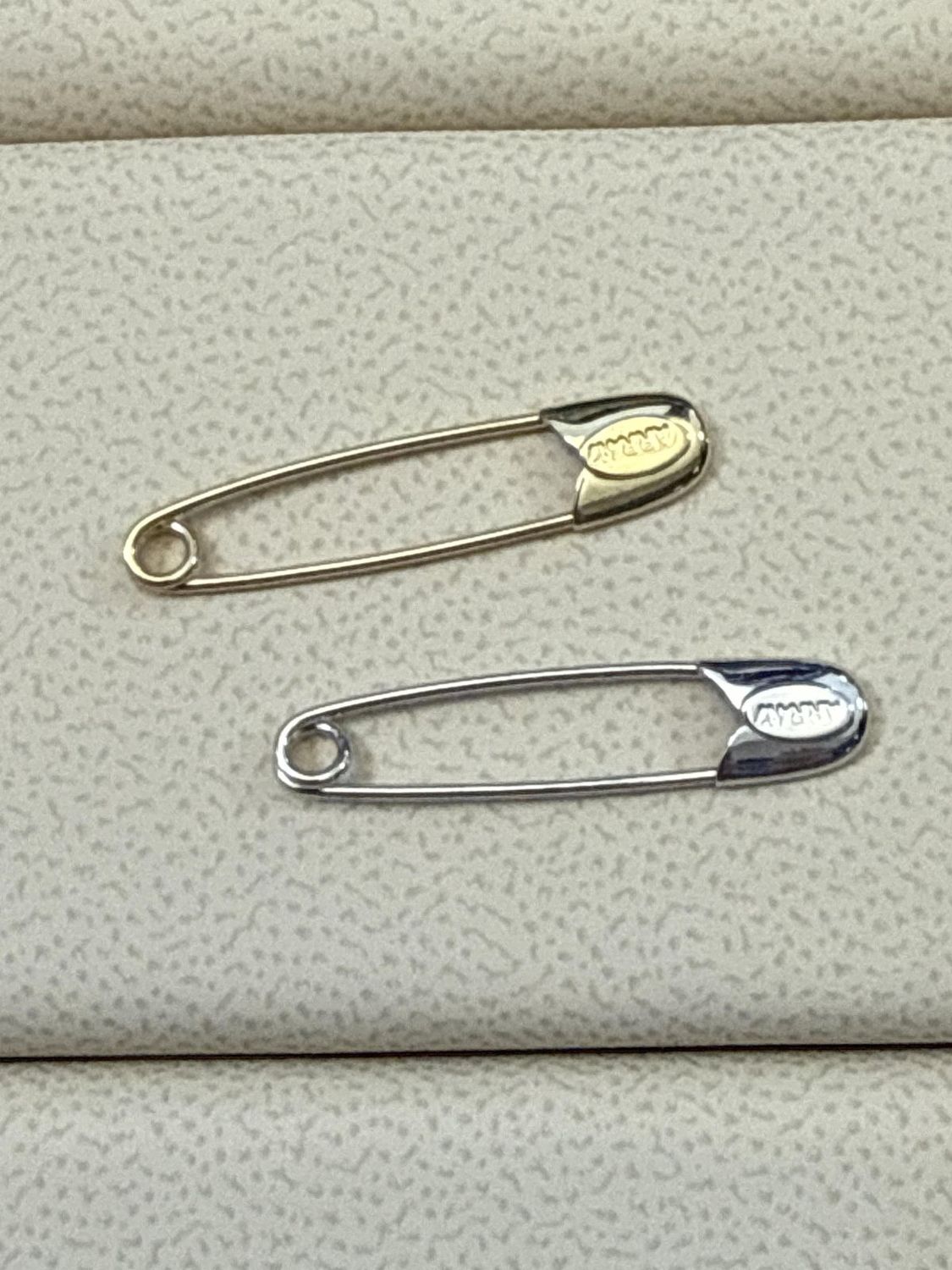 14kt Gold Safety Pin