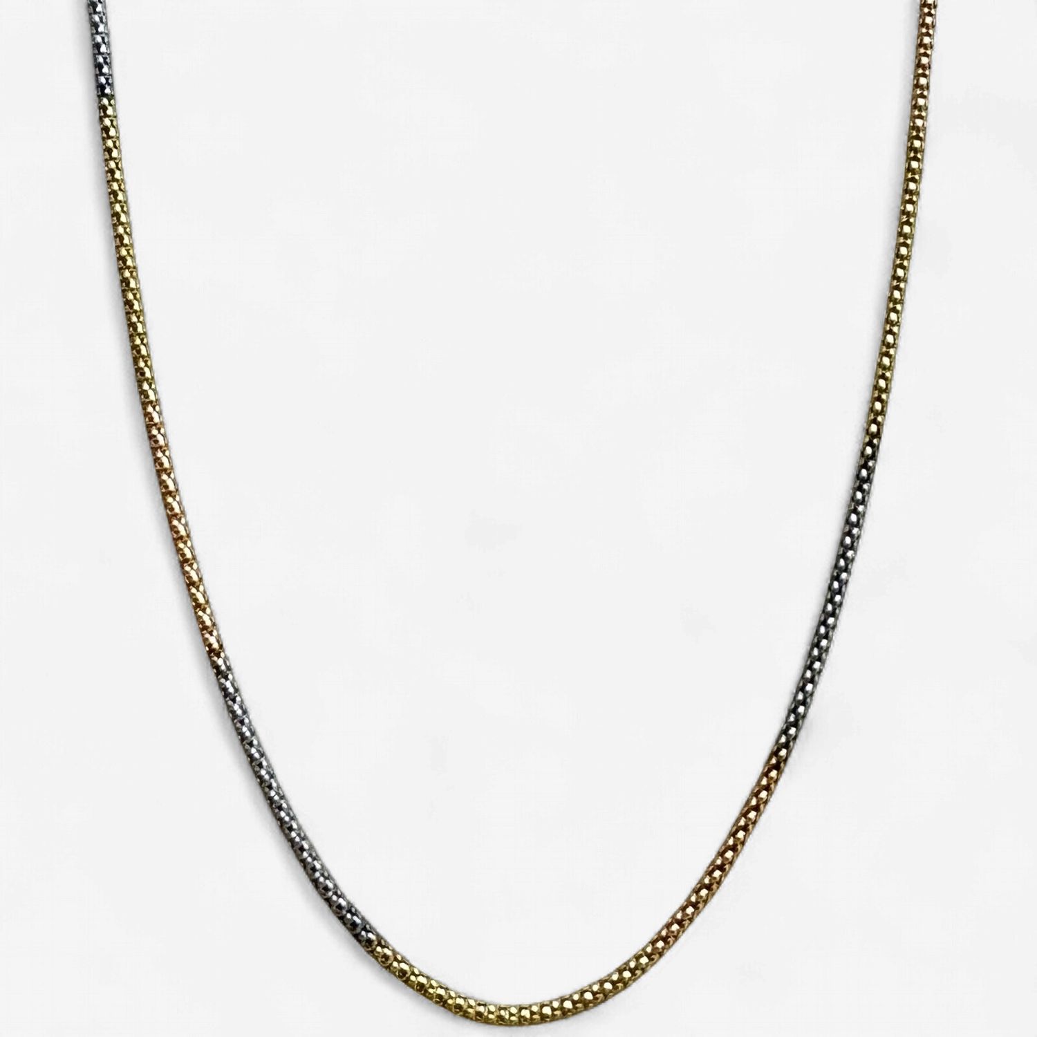 10k Three Tone Rope Chain (2.1g)