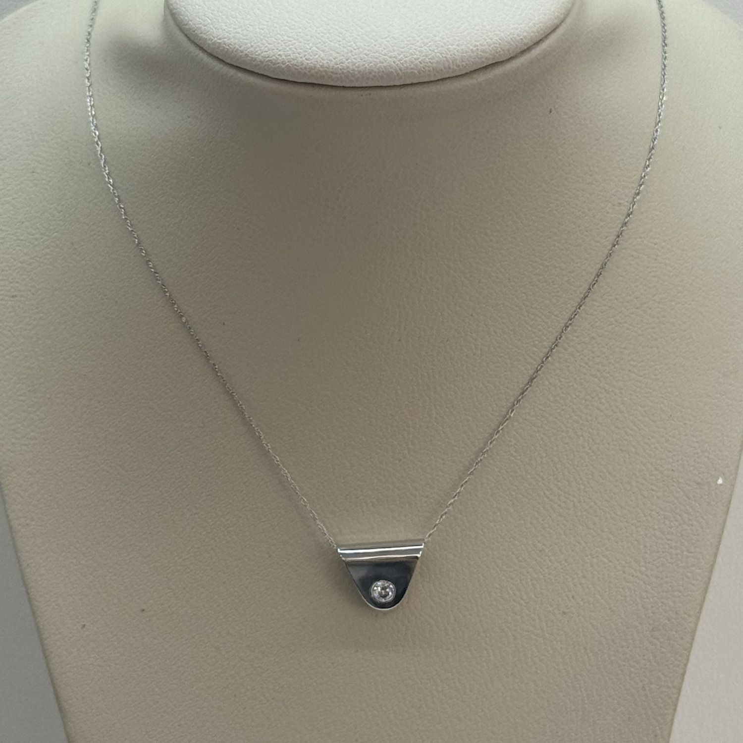 Triangle Diamond Pendant