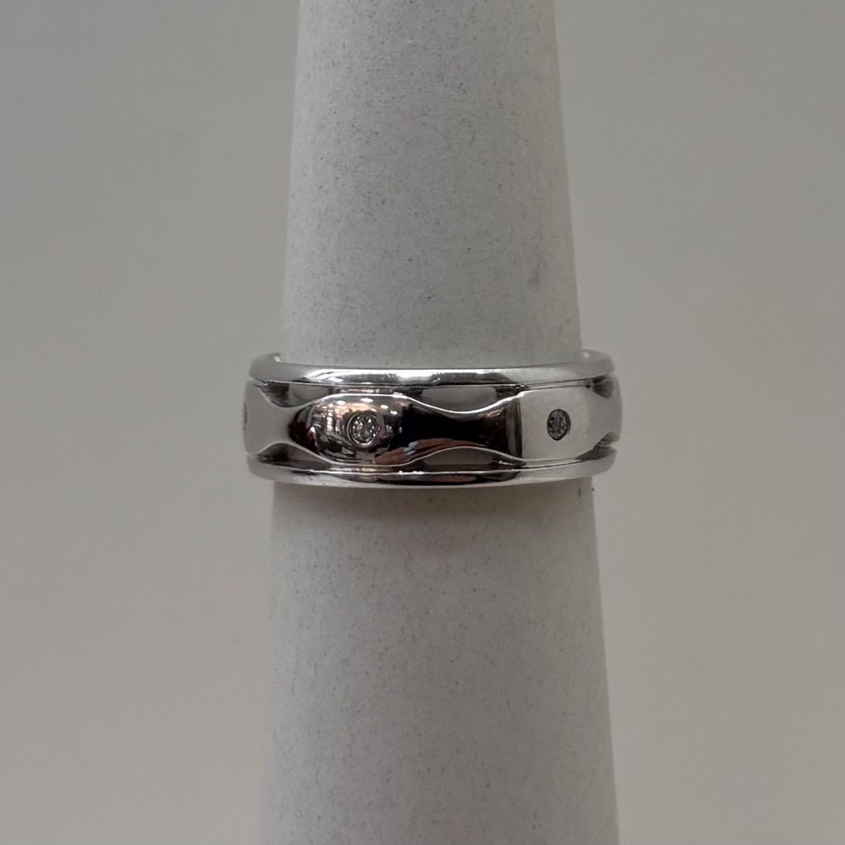 10KW Men's Openwork Designed Diamond Band (Size 6)