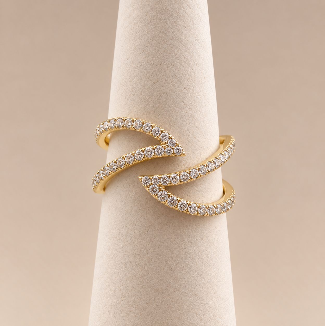 Yellow Gold Diamond Fashion Ring