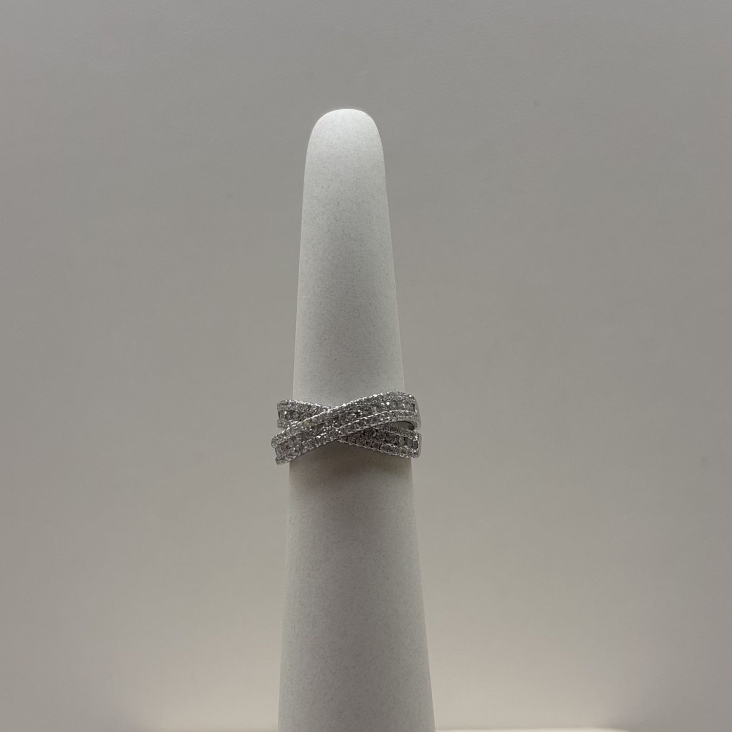 14KW Bypass Pave Cocktail Ring