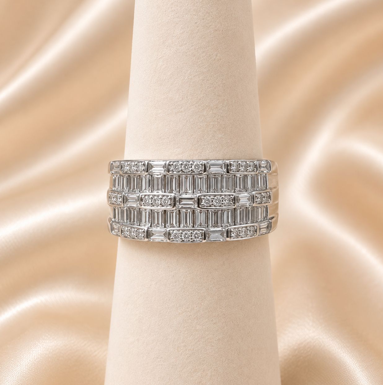 5-Row Baguette Diamond Band (7.7g)