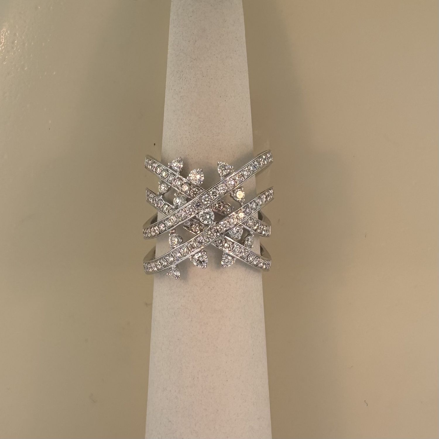 14KW  Diamond (1.32CT) Fashion Ring S Kashi