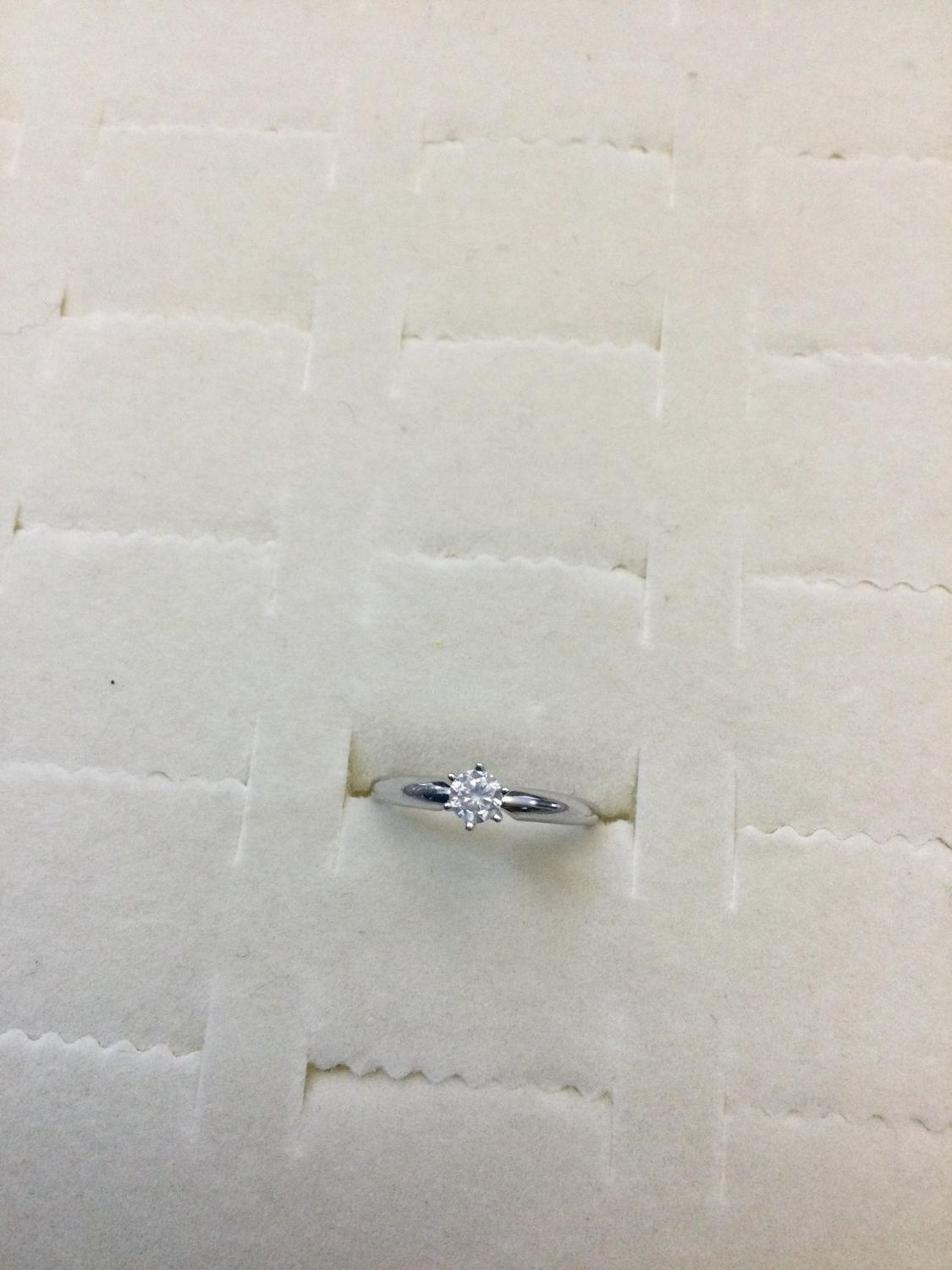 0.25ct Rou Solitaire Dia Eng Ring