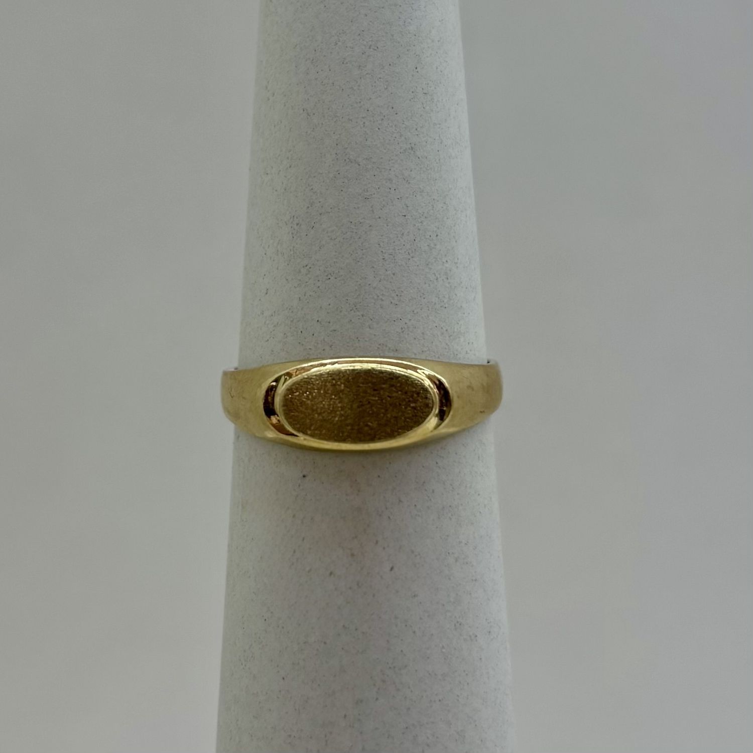 10KY Children' Engraveable Block Ring (2.5g)