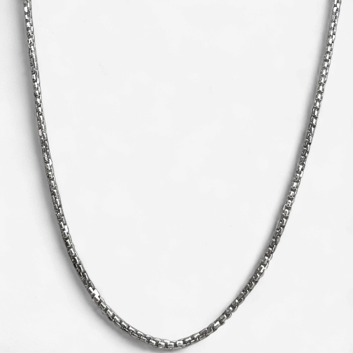 10k White Gold 2mm Chain (3.2/3.4g) (18in)