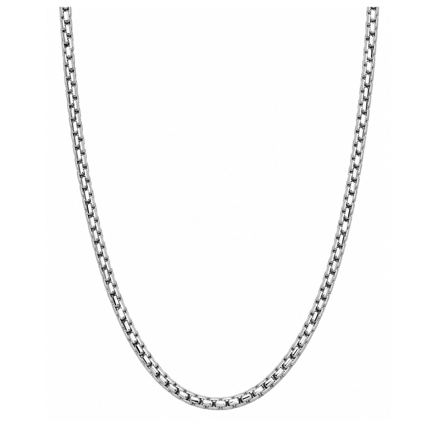 White Gold 2mm Chain (3.2-3.4g)