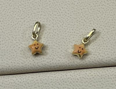 18KY Enamel Kids Pendant(s) (Star, Moon, Dolphin)