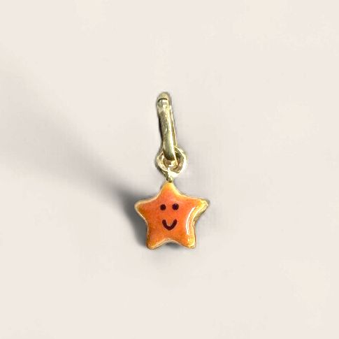18KY Enamel Kids Pendant(s), Material: Star