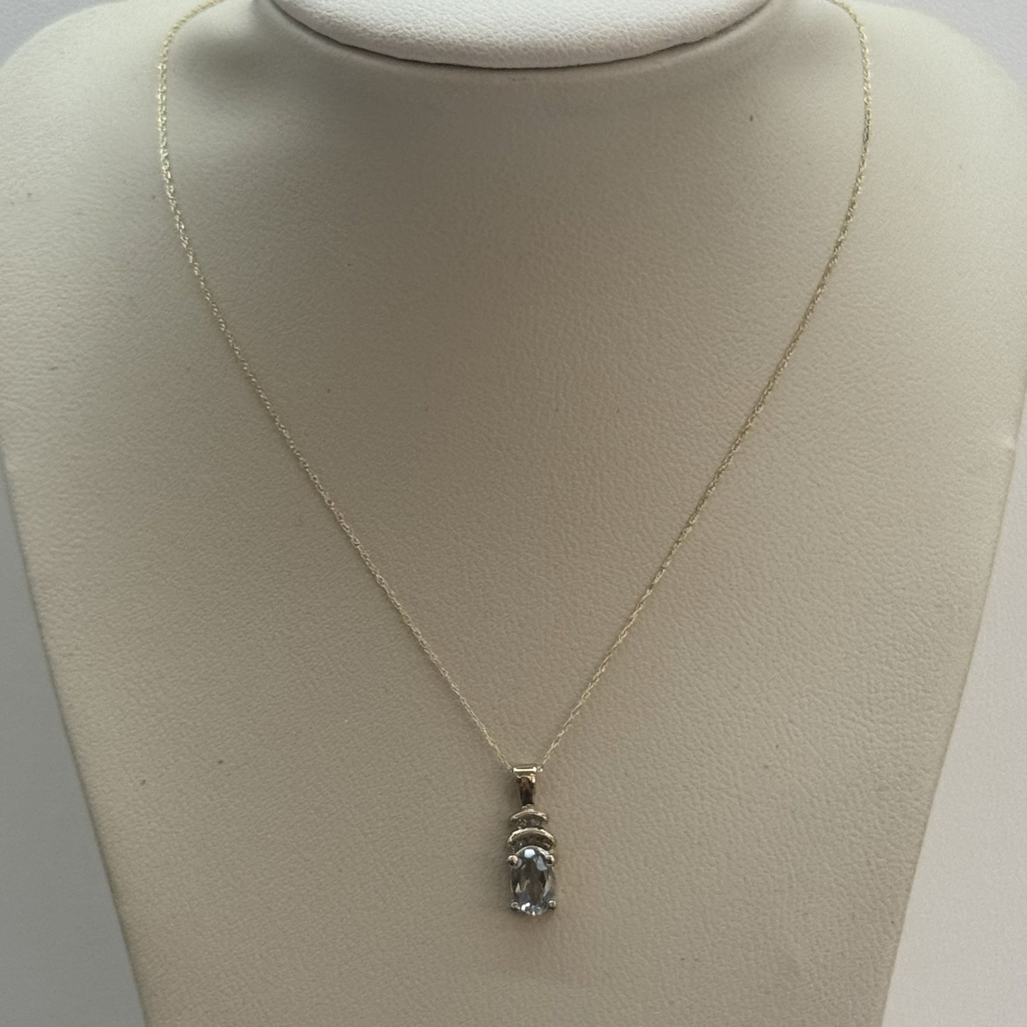 BirthStone Gold Pendant with Chain