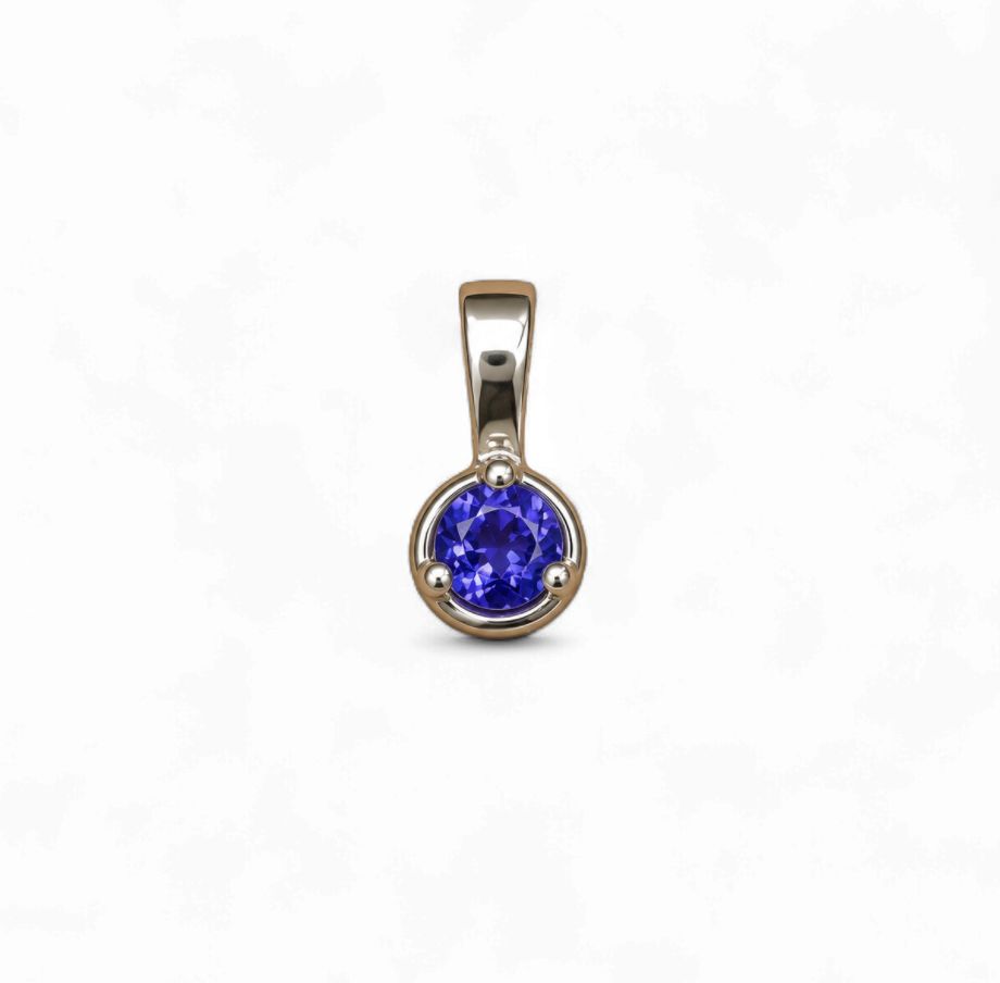 Colored Stone Children's Pendants, Color: Amethyst