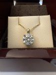 L-Dia Rnd Solitaire Pendant 1.5ct .