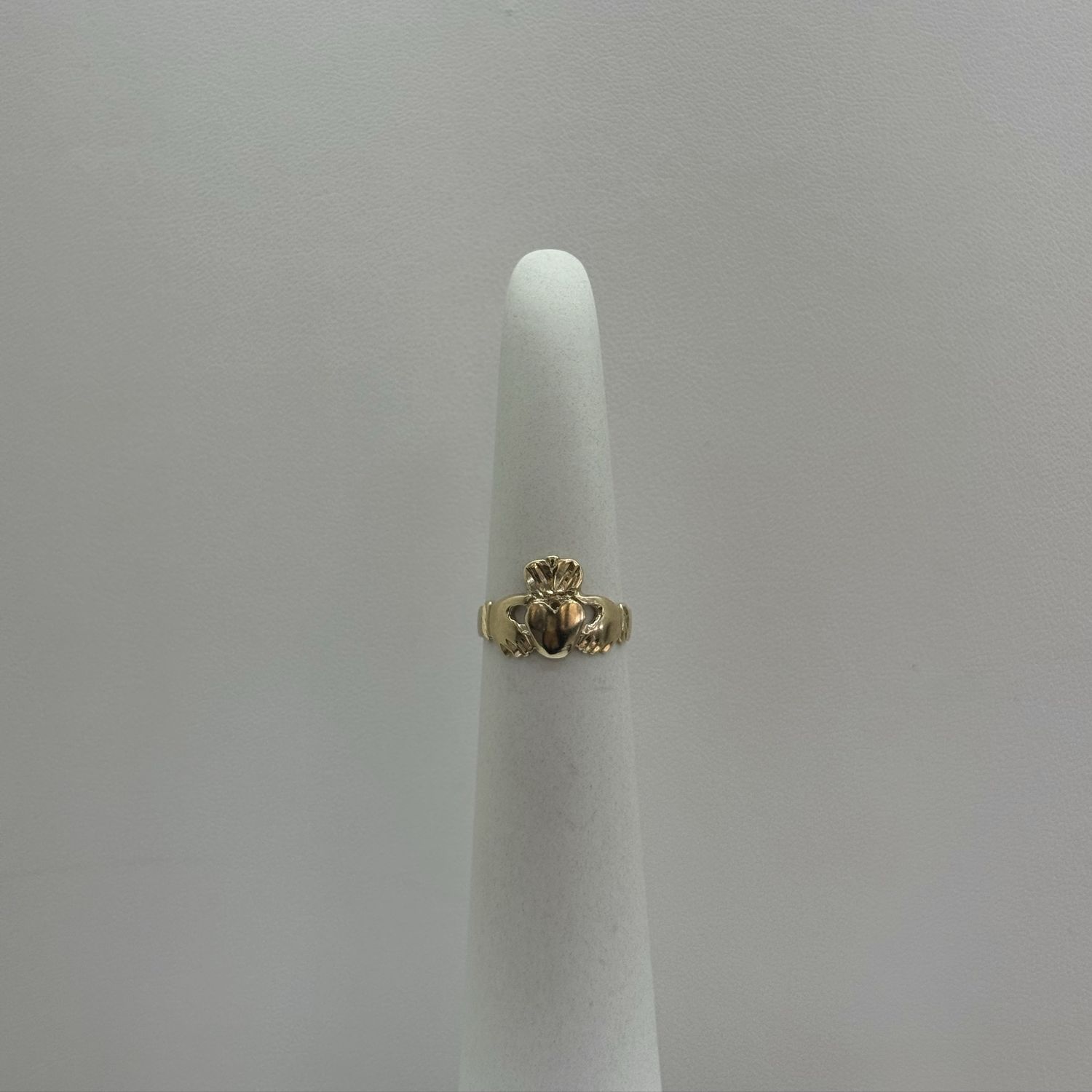 Gold Claddagh Ring-medium