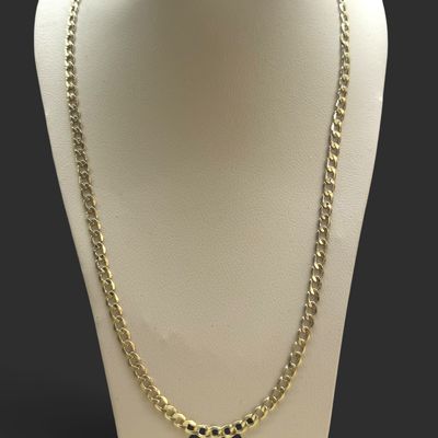 10kt 3.5MM HC AD 20IN YG Chain