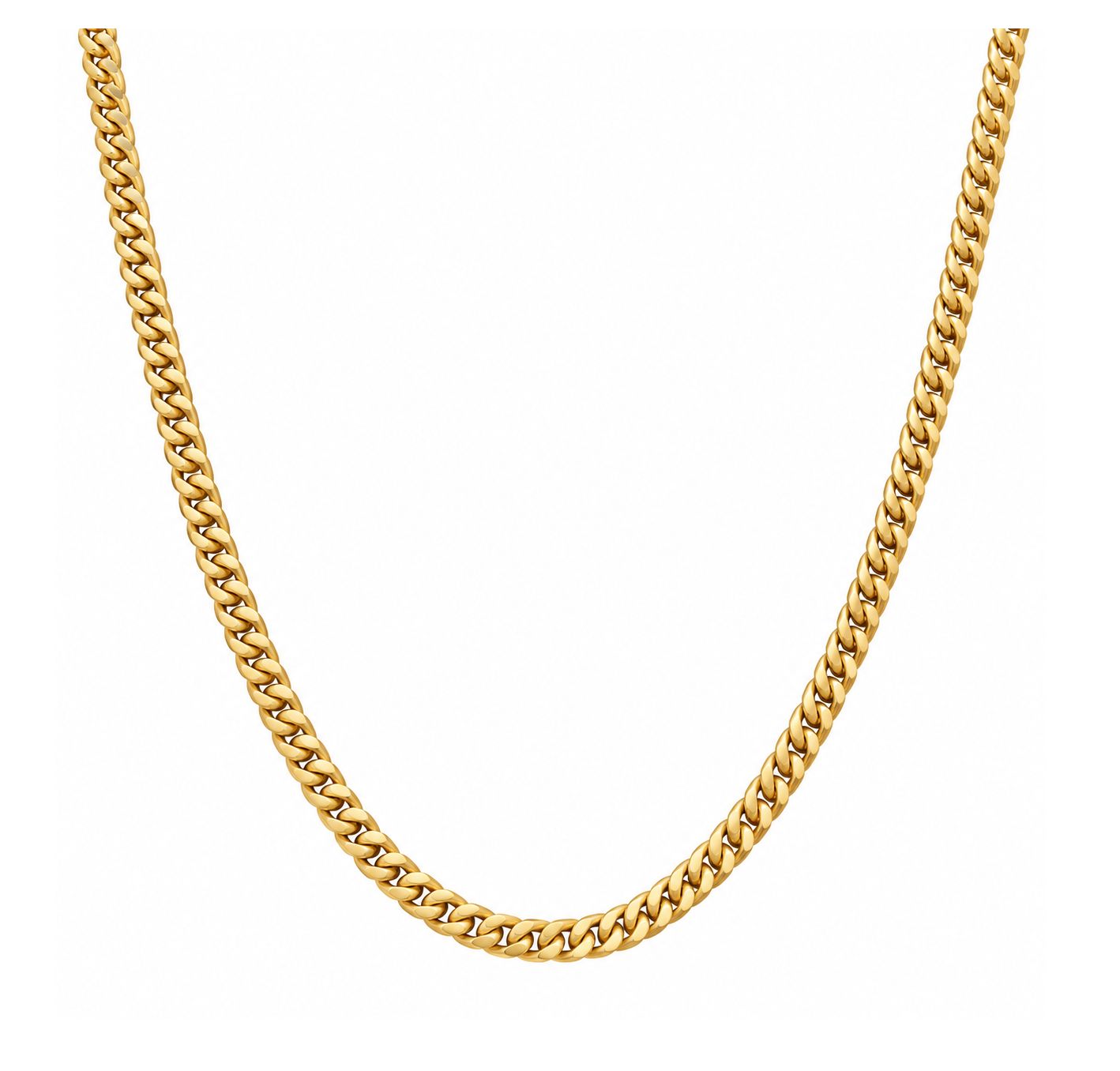 Gold Curb Chain (5.1g), Size: 20in