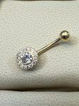 CZ Belly Ring