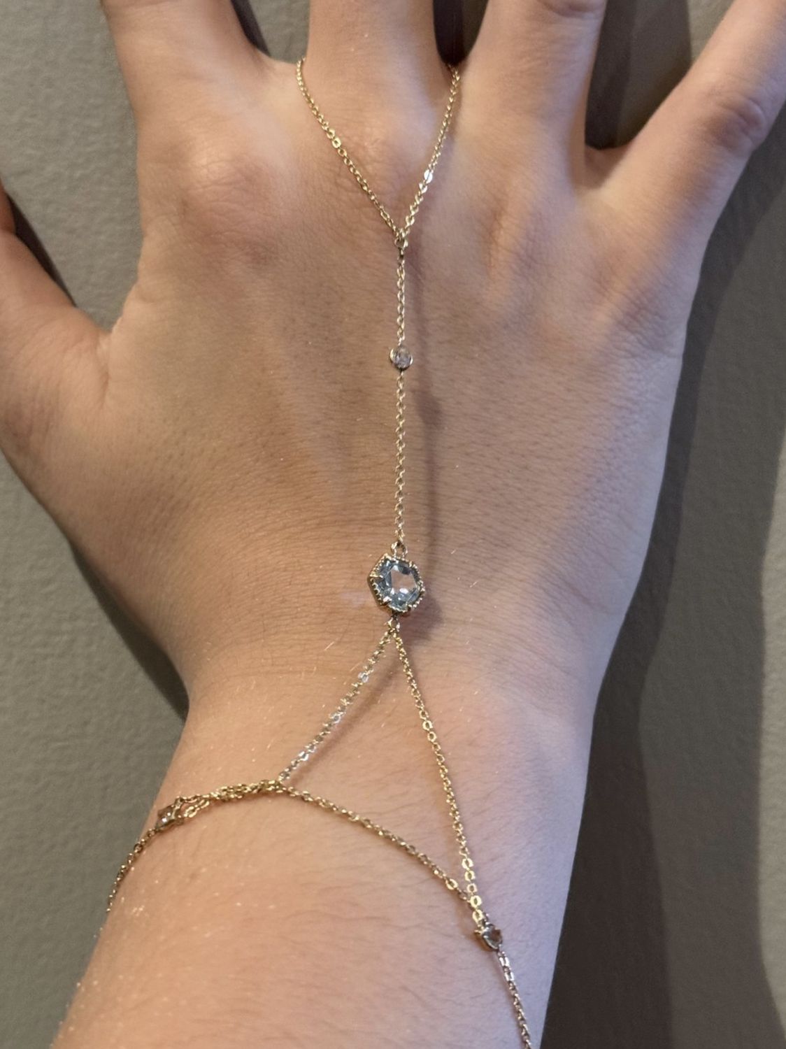 14ky BT/ Dia Ring Bracelet