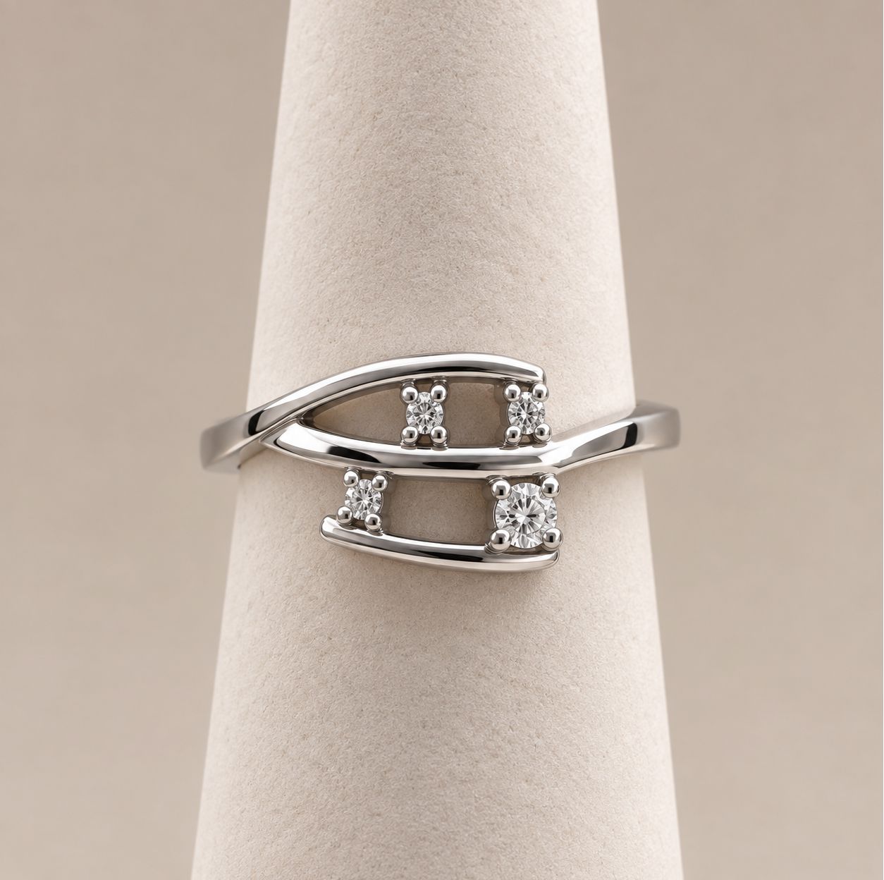 "Stix n Stones" Diamond Ring