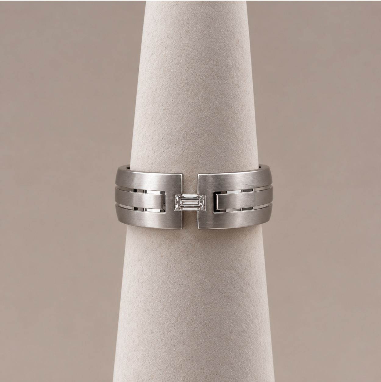 Men's Diamond Baguette Curved Band (9.6g)