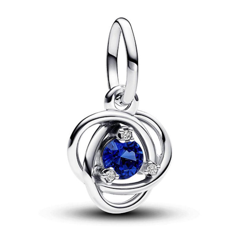 Blue Eternity Circle Dangle Charm-793125C09