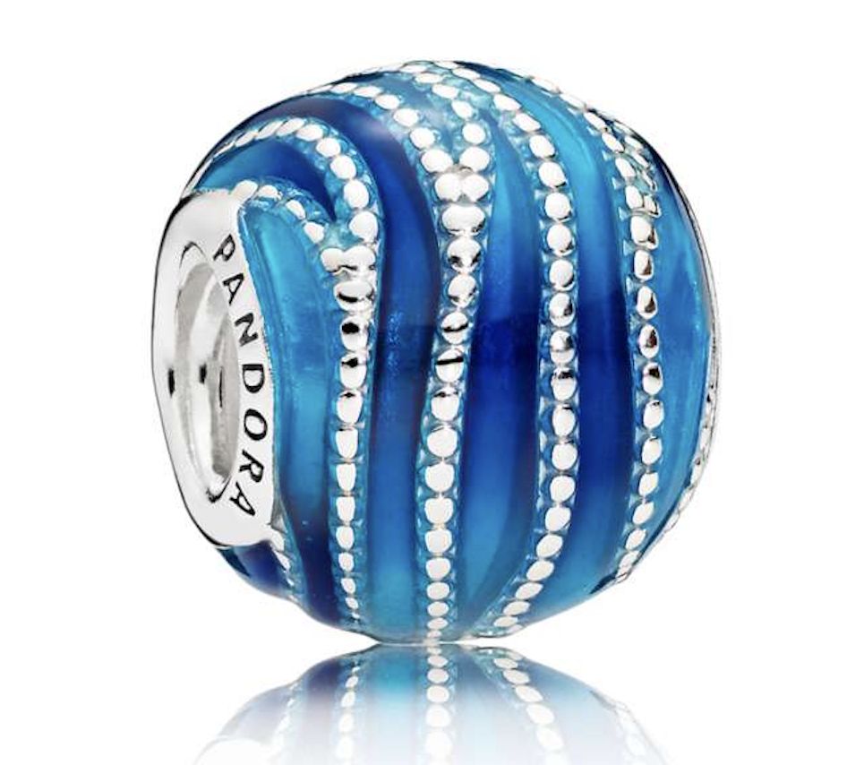 Blue Wave Charm-797012ENMX