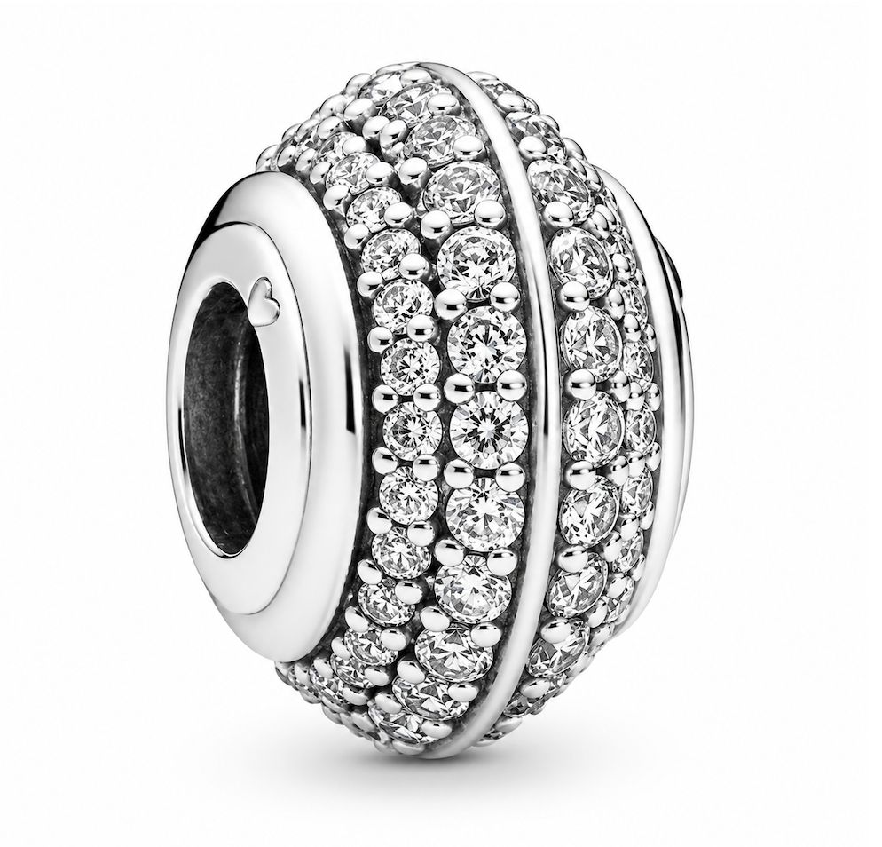 Balance Pavé Round Spacer Charm-796088CZ
