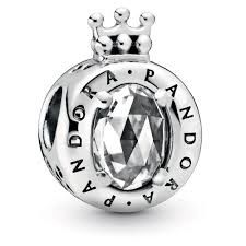 Clear Sparkling Crown O Charm - 798266CZ