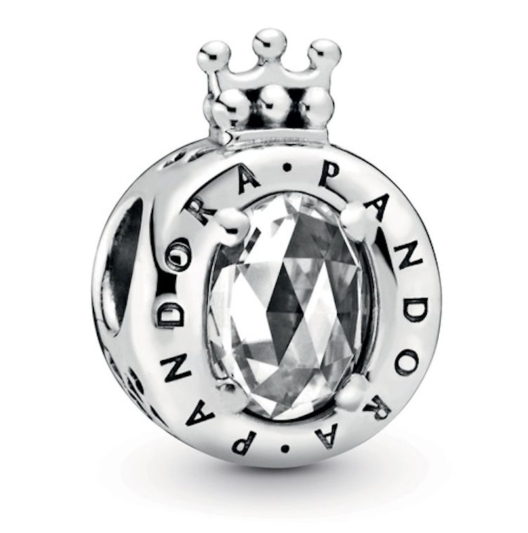 Clear Sparkling Crown O Charm-798266CZ