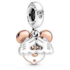 Disney Mickey Mouse &amp; Minnie Mouse Padlock Charm - 780112C01