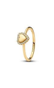 Engravable Heart Halo Ring - 163801C01