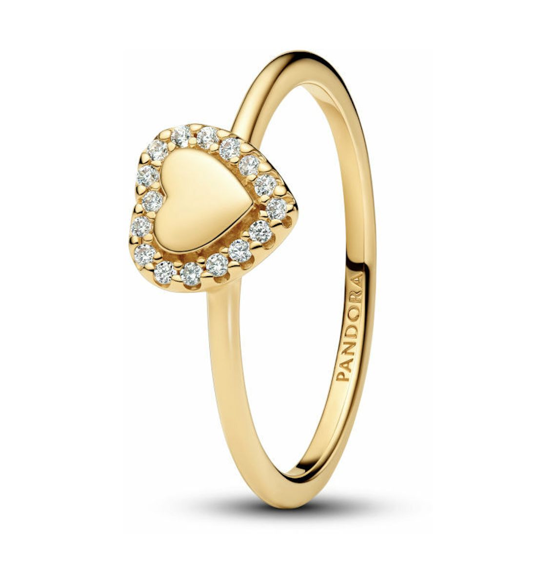 Engravable Heart Halo Ring-163801C01