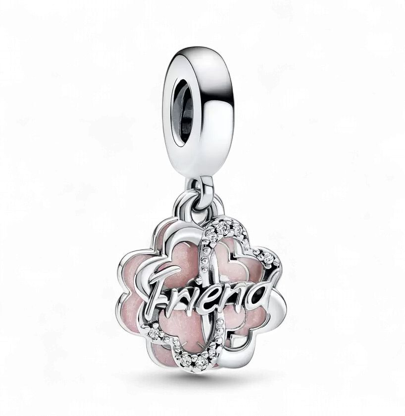Four-Leaf Clover Friendship Double Dangle Charm - 792245C01
