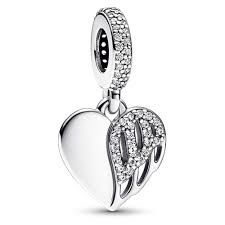 Heart &amp; Angel Dangle Charm - 792646C01
