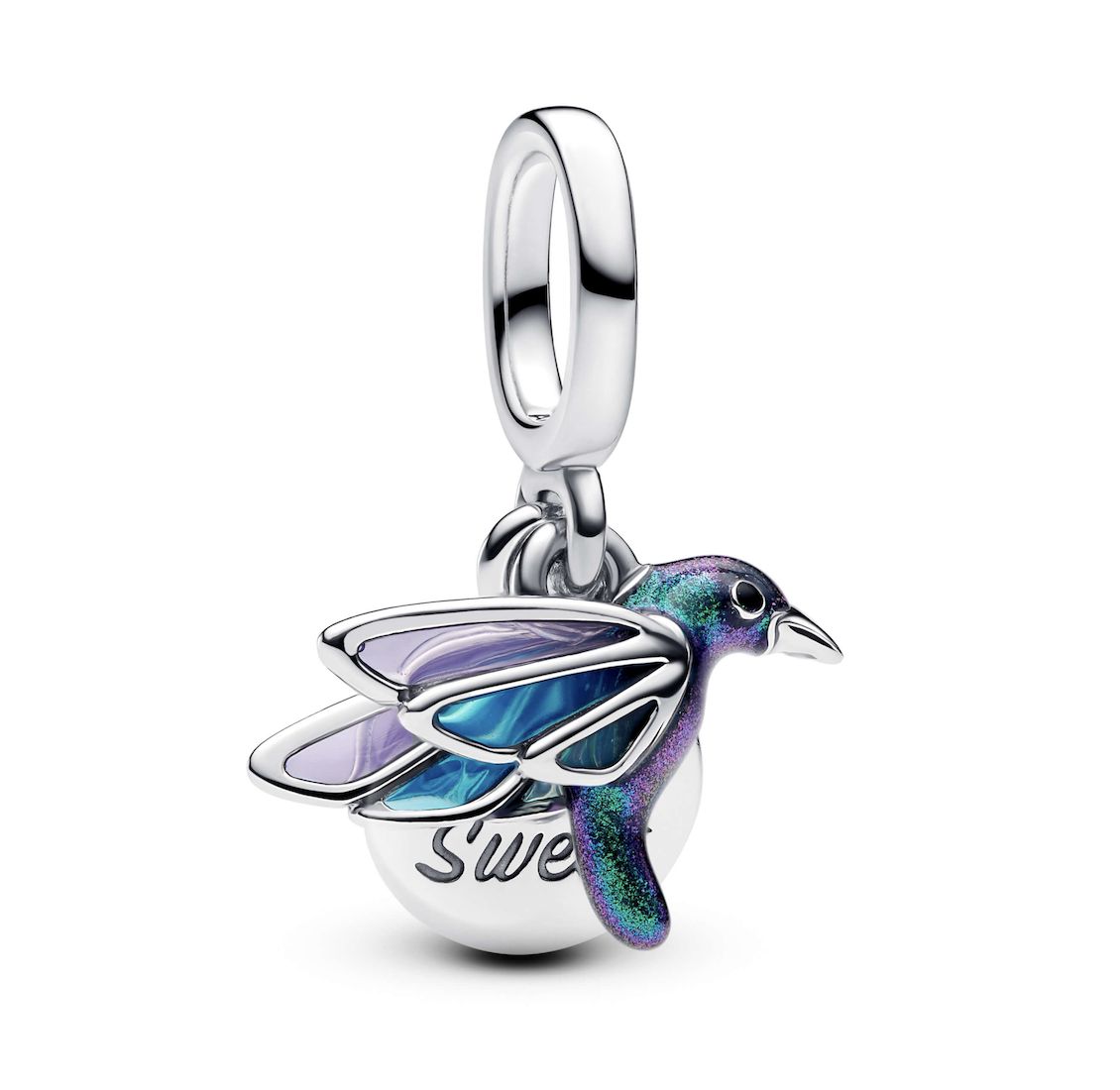 Hummingbird Double Dangle Charm-793746C01