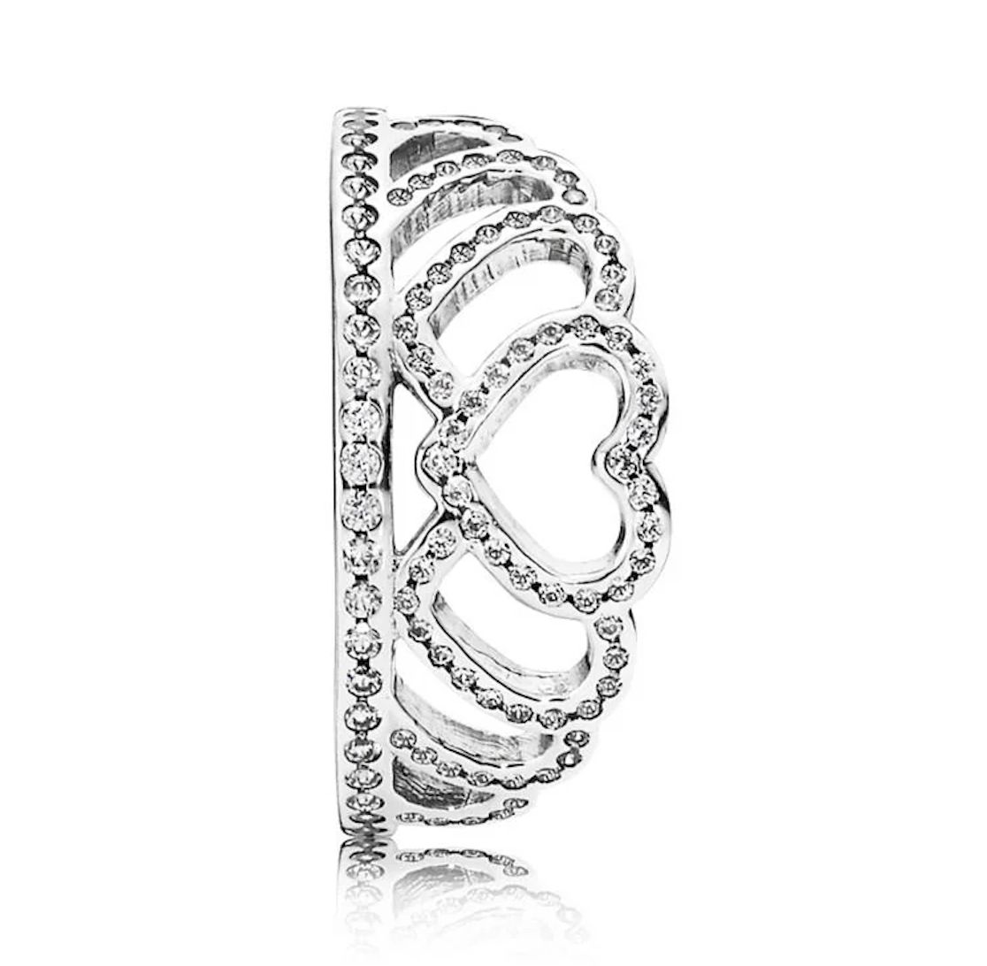Hearts Tiara Ring-190958CZ