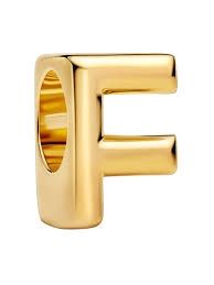 Letter F Alphabet Mini Charm - 763952C00