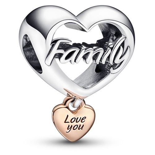 Love You Family Heart CharmFamily 782326C00