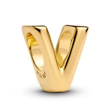 Letter V Alphabet Mini Charm - 763968C00