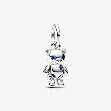 Movable Teddy Bear Dangle Charm - 792986C01