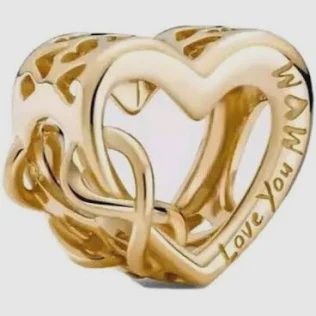 Love You Mum Infinity Heart Charm - 759515C00