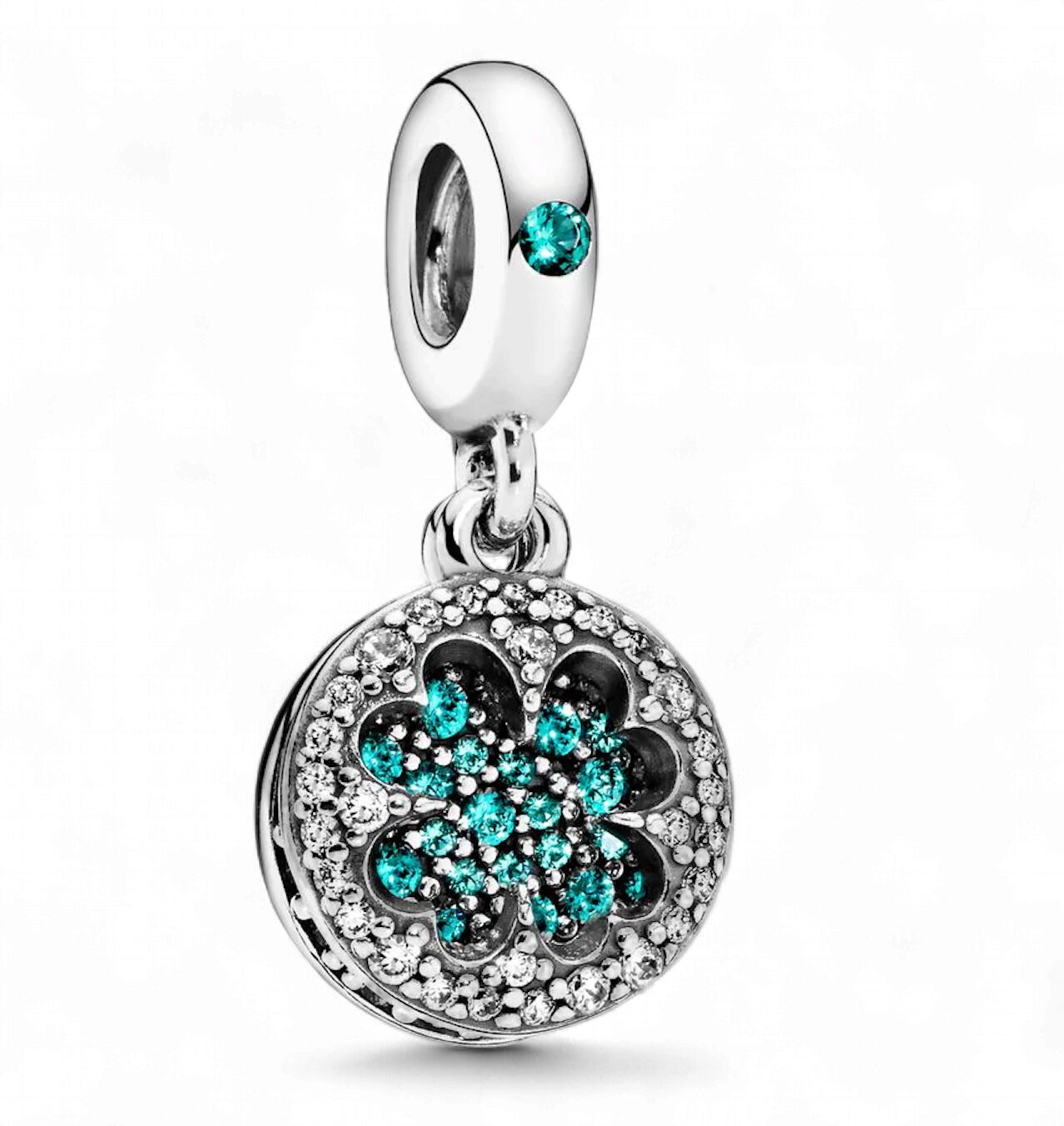 Lucky Four Leaf Clover Dangle Charm-797906NRGMX