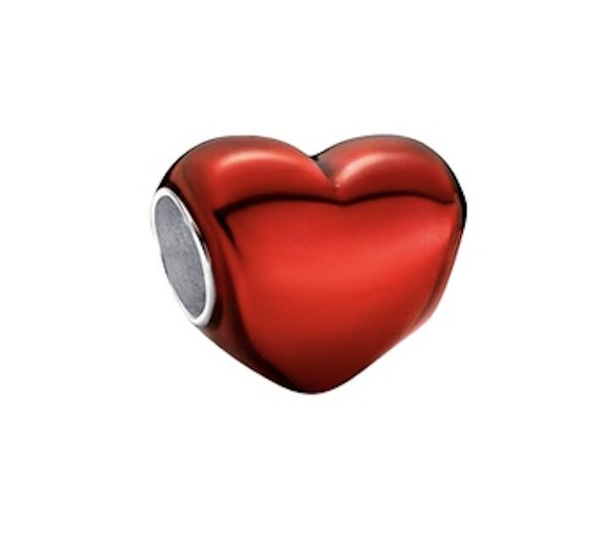 Metallic Red Heart Charm - 793337C02