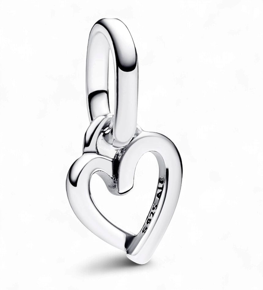 Pandora ME Freehand Heart Mini Dangle Charm-793048C00