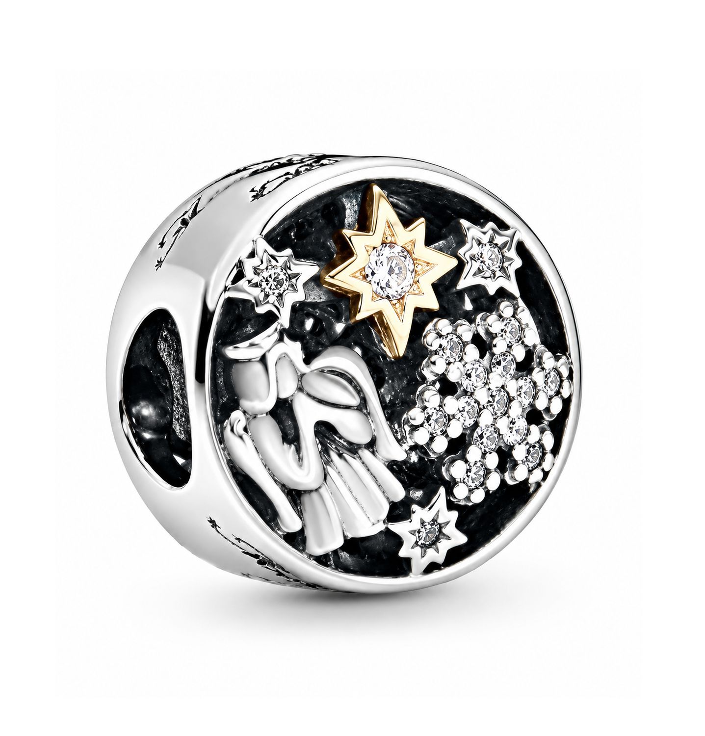 Openwork Merry Christmas Charm-796363CZ